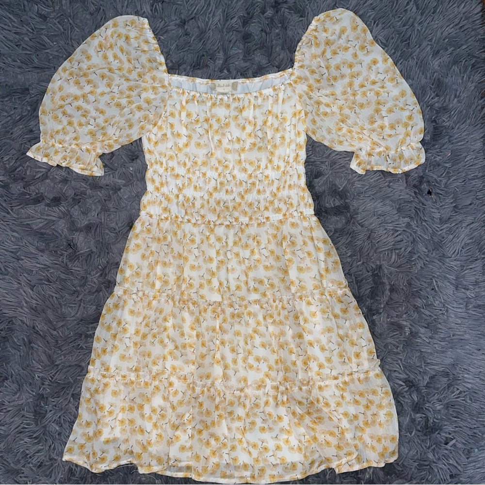 Altar’d State Yellow Floral Dress